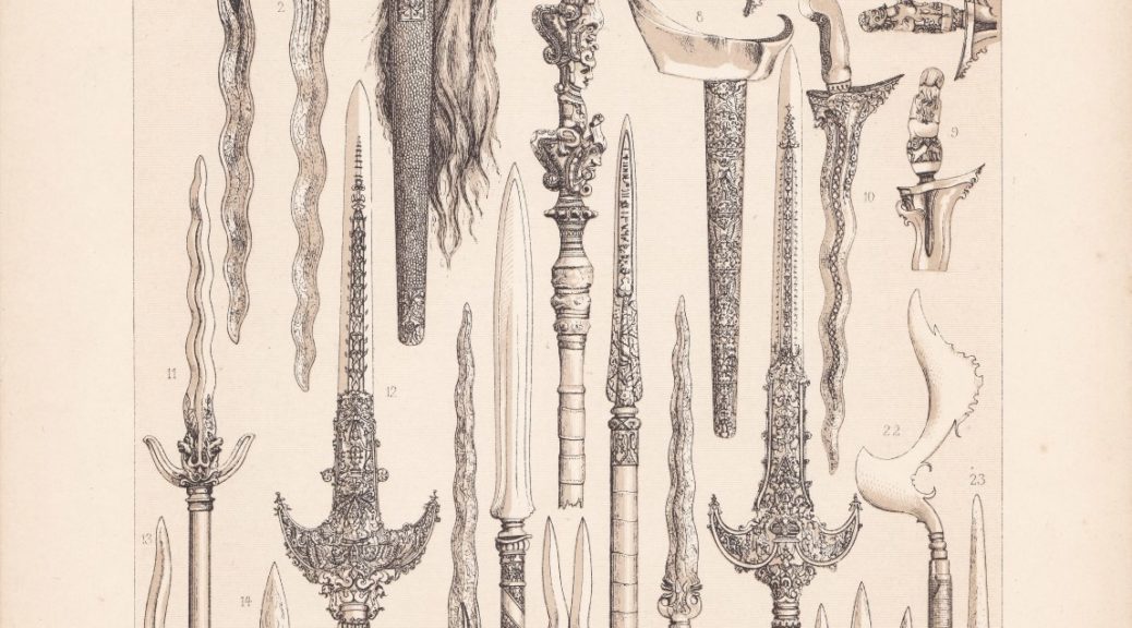 Malay Weaponry from Le Costume Historique 1